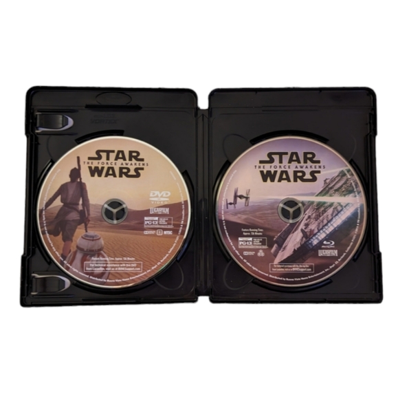 2 for $10 DVDs!! Star Wars The Force Awakens-  BLU-RAY + DVD + Digital - Picture 2 of 3